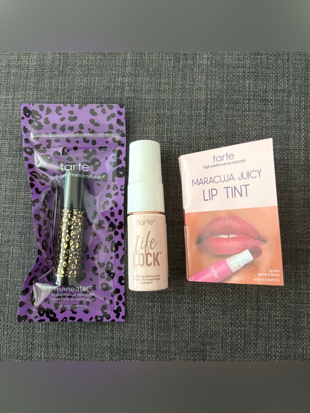 tarte sample size beauty products